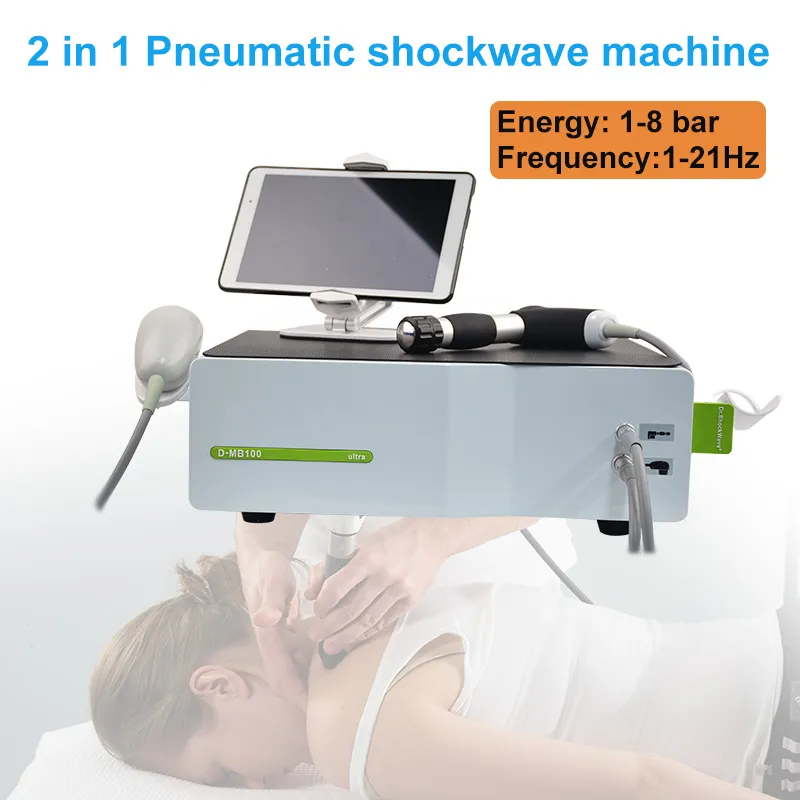 NUOVI articoli per massaggi Portable Focus Pneumatic Shock Wave / ED Shock Wave Therapy Disfunzione erettile fisioterapia