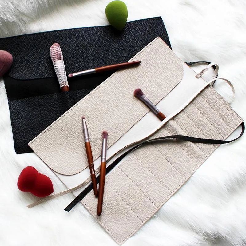 Kosmetiktaschen Koffer Make-up-Pinsel-Etui Tragbare Tasche für Make-up-Pinsel Reiseveranstalter Rollbeutelhalter Professionelle Schönheitswerkzeugtasche1