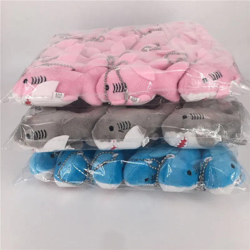 20 PCS/LOT jouets de poupée en peluche de requin, porte-clés petit cadeau