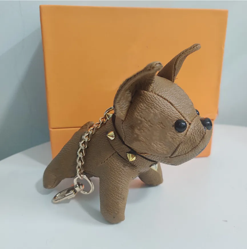 Bestseller Keychains Mode Schlüssel Schnalle Geldbörse Anhänger Taschen Hund Design Puppenketten Key Schnalle Keychain 6 Farbe Top Qualität