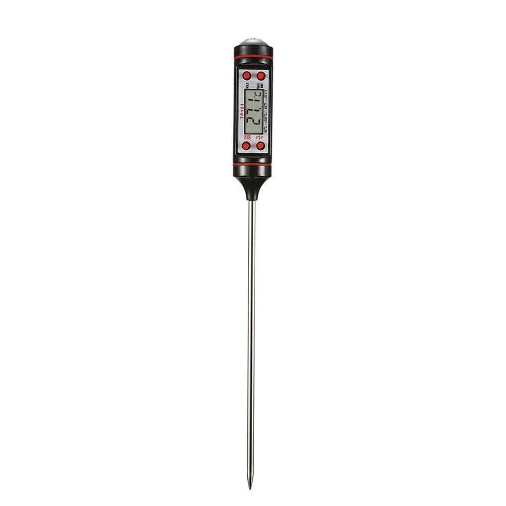 digital instant read meat thermometer kitchen cooking food candy thermometer for oil deep fry bbq grill smoker thermometer