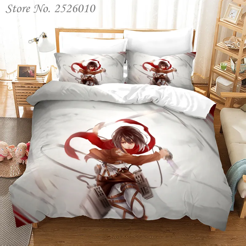Attack on titan pillow case sale