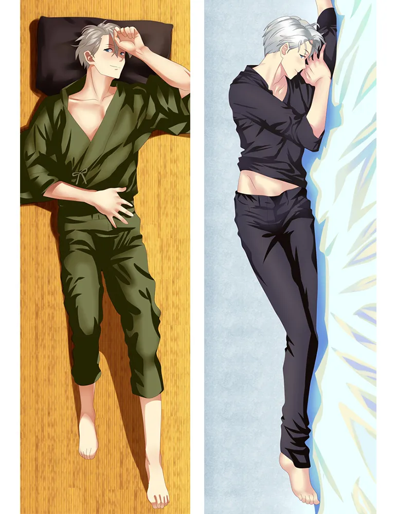 Anime YURI On ICE Victor Nikiforov Dakimakura Hugging Body