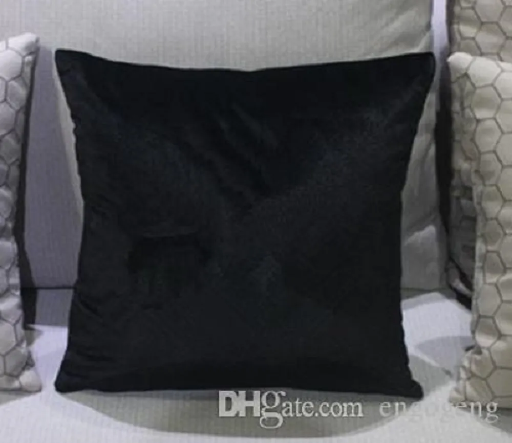 Housse de coussin en velours de style classique 45 cm 60 cm sans oreiller faux motif de mode strass bonne qualité housse de taie d'oreiller