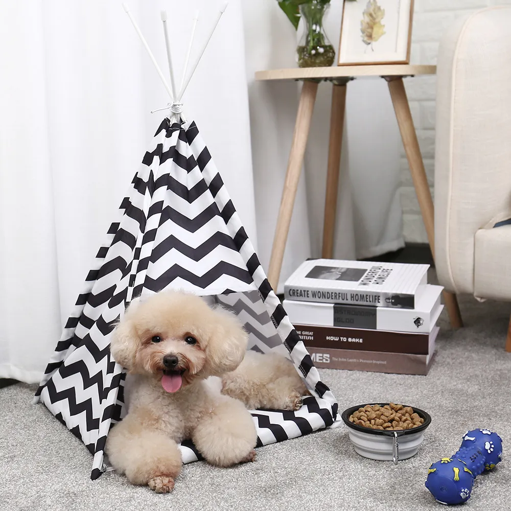 Pet Dog Cage Portable Outdoor Indoor Kennel Fence Pet Doll House Tent Online For Small Large Dogs Foldable Playpen Puppy Dog Crate Cats Home 201124 From Bai10 10.5 DHgate.Com
