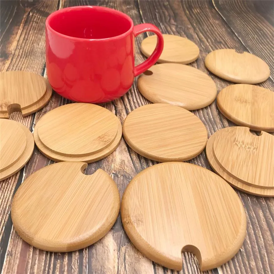 Bamboo Jar Tumbler Lid Cup Cap Mug Cover Drinkware... From Earlybirdno1,  $0.77 | DHgate.Com