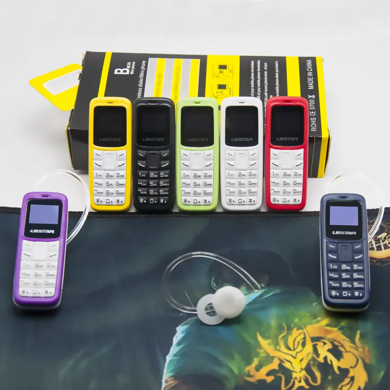 Wireless Bluetooth Bm90 Mini Mobile Phone Earphone Cellphone Stereo Gsm Unlocked Cell Phones Super Thin Small Handset L8Star Bm70 Bm50 Bm10 Bm30