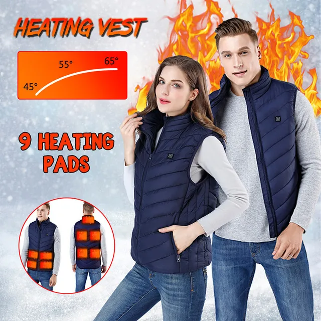 FreeShippingElectric Gilets Chauffants Veste Hommes Et Femmes Hiver Camping  En Plein Air Randonnée Pêche Vêtements Chauds USB Chauffage Thermique Gilet  Tactique Du 85,35 €