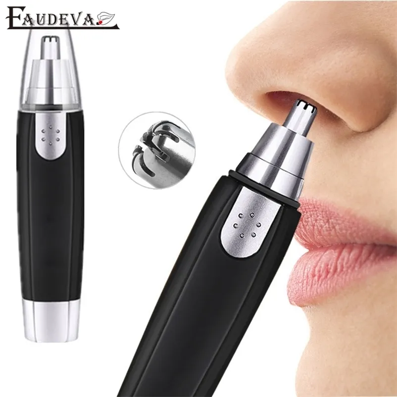 Tondeuse électrique pour le nez et les oreilles, pour hommes et femmes, outil de rasage, soins du visage (batterie non incluse) 220212