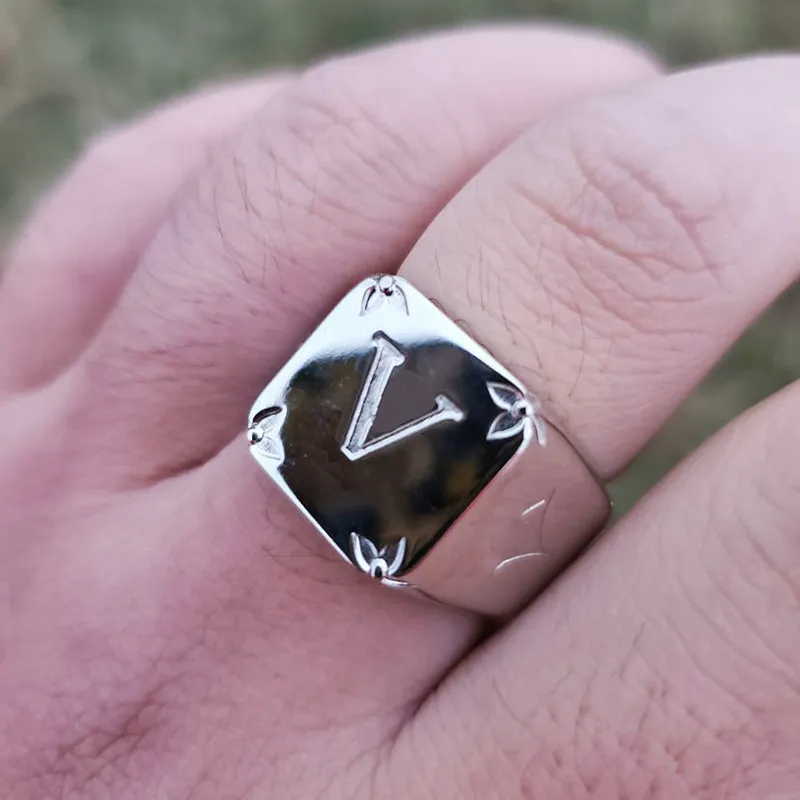 Anello In Argento Sterling 925 Alla Moda Per Gioielli Da Uomo - Foto 4