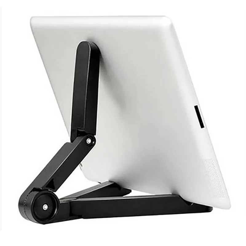 Suporte universal dobrável do suporte do suporte do telefone da tabuleta ajustável Suporte da mesa da mesa do tripé da montagem para o iPhone para o mini ar do ipad