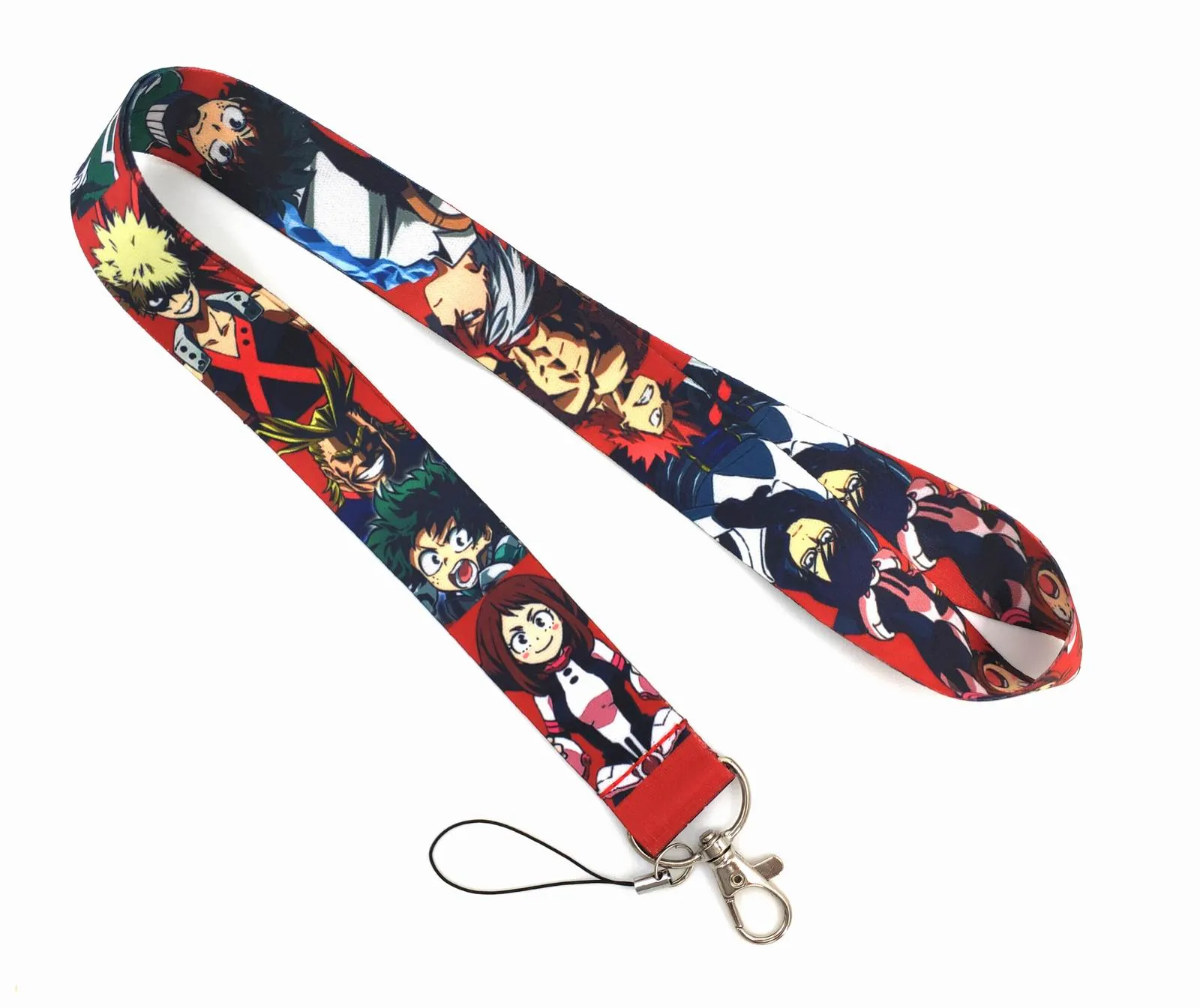 2021 Anime My hero academia boy love cartoon Lanyard Cell Phone Straps & Charms ID Badge Holder Keys Mobile Neck Holders for Car Key Card
