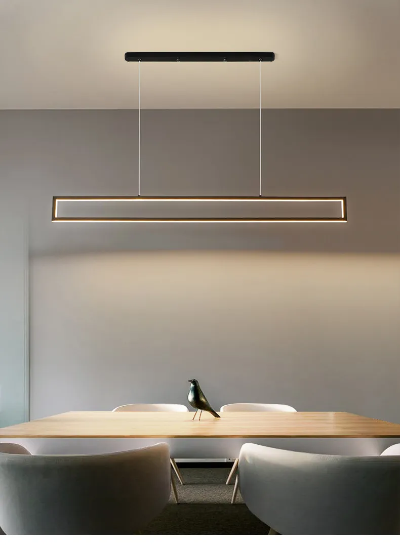 Lámparas colgantes LED modernas para comedor, oficina, estudio, cocina, cuarto de baño, lámpara colgante de techo para el hogar, diseño de Control remoto, luz colgante