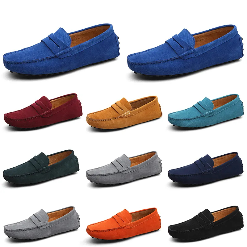 Niet-merk mannen casual schoenen espadrilles triples zwart wit bruin wijn rode marine khakis heren sneakers outdoor joggings lopen 39-47