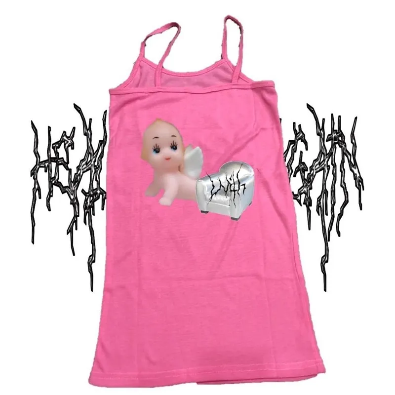 Dark Goth Women Tank Top Soft Grunge Style Camis Cute Pastel Fashion Vintage Vest College Harajuku Dropshipping LJ200818