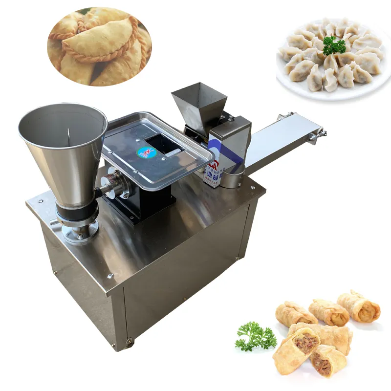 Acero inoxidable 2021, el mejor precio, máquina comercial automática para hacer empanadas de samosa, máquina gyoza congelada, máquina para hacer bolas de masa hervida
