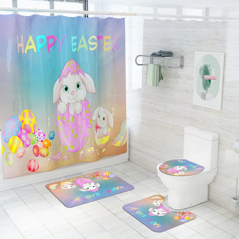 Spruce Up Your Bathroom Decor with Festive Easter Shower Curtains