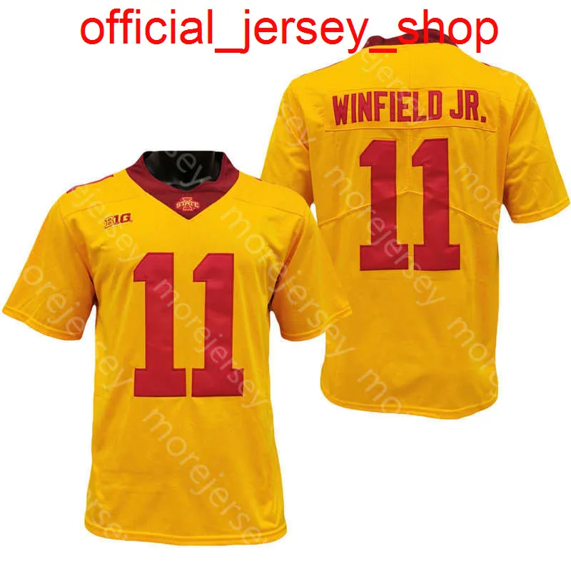 2020ニューミネソタゴールデンゴッパーズカレッジフットボールジャージーNCAA 11 Antoine Winfield Jr. Yellowすべてのステッチと刺繍の男性の若者サイズ