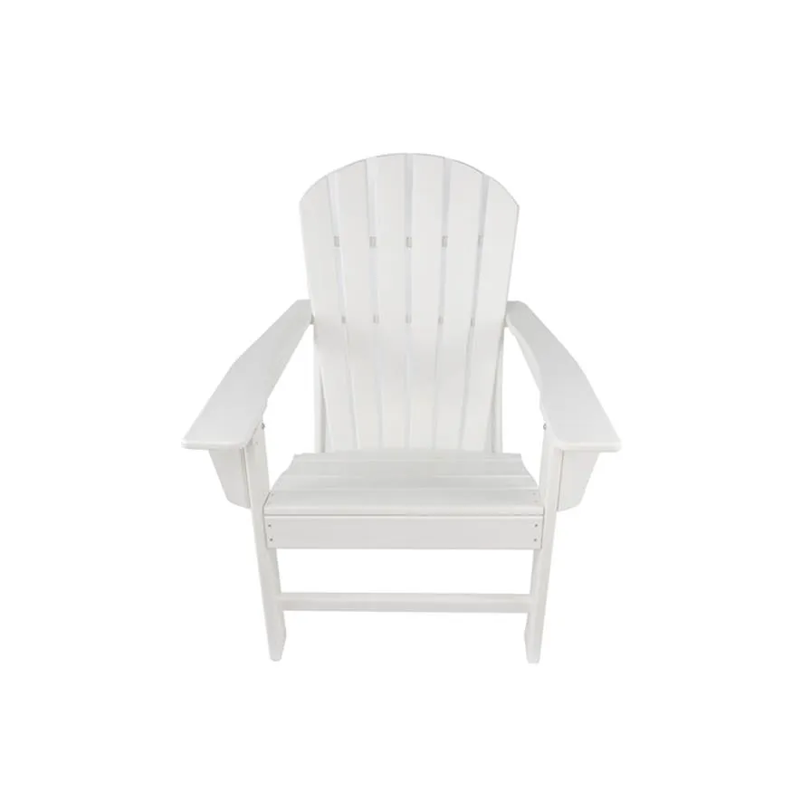 US Furniture UM HDPE Résine Temps Adirondack - White298i