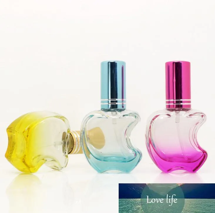 100 unids / lote 10 ML Botella de Perfume de Vidrio Colorido Portátil Con Atomizador Estuche de Perfume Vacío Con Aerosol Para Viajes SN1364