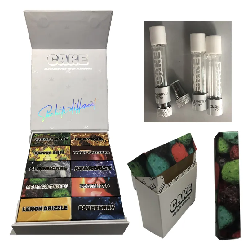 1Ml Vape Pen Cartridges 510 Thread Carts Cake Hits Different All Glass From Vapor4life, 1.49