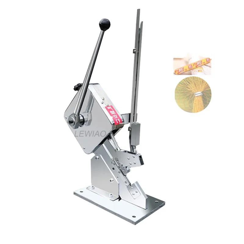 2021 Supermarket U Shape Plastic Bag Tying Machine Food Clipping Maker Manual Tying Packer Bags Packing Sausage Clipper Machine