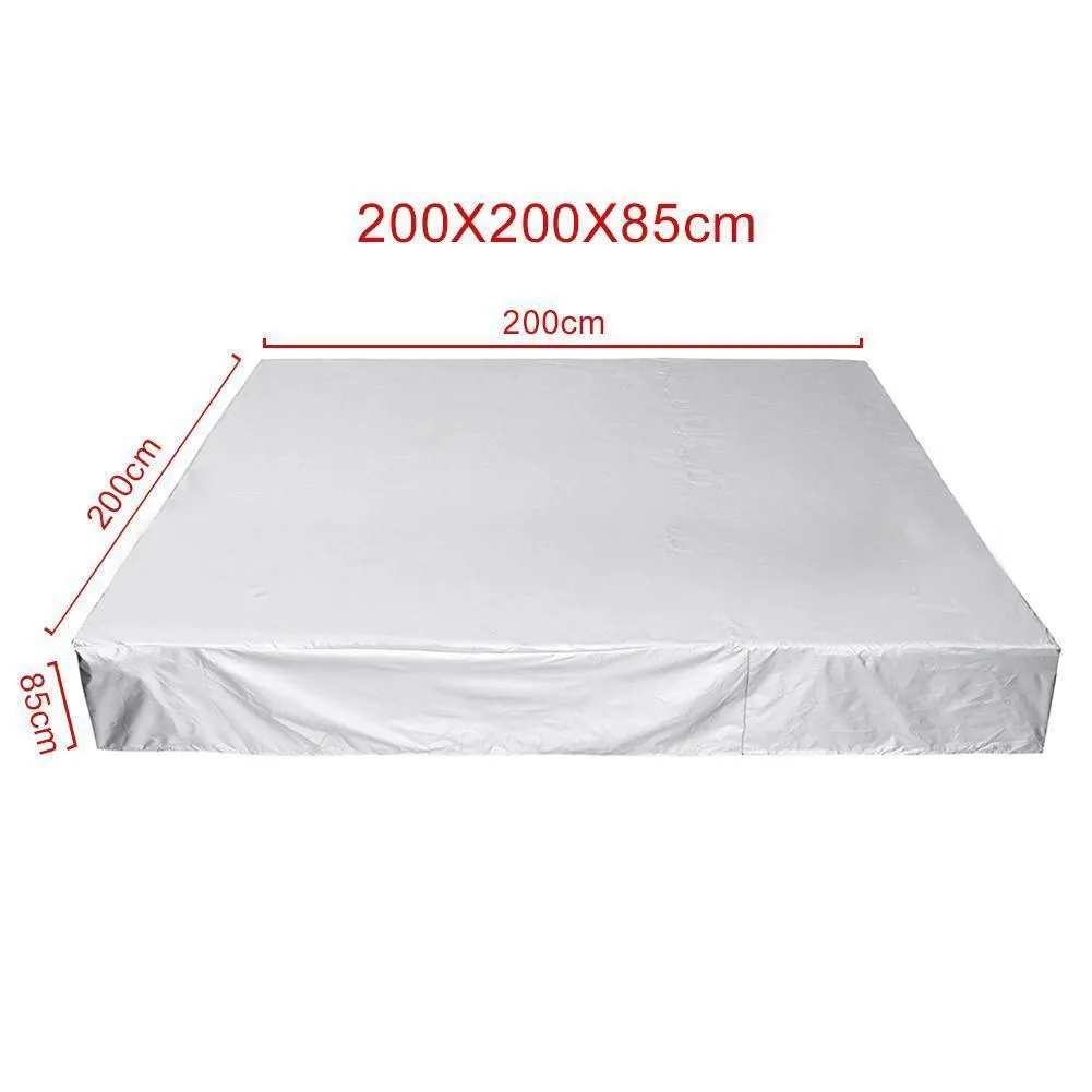 Universal Hot Tub Dust Cover Cap Waterproof Jacuzzi UV Proof All-Weather Spa Cover Cap Protector Hotspring Snow Rain Dust Covers