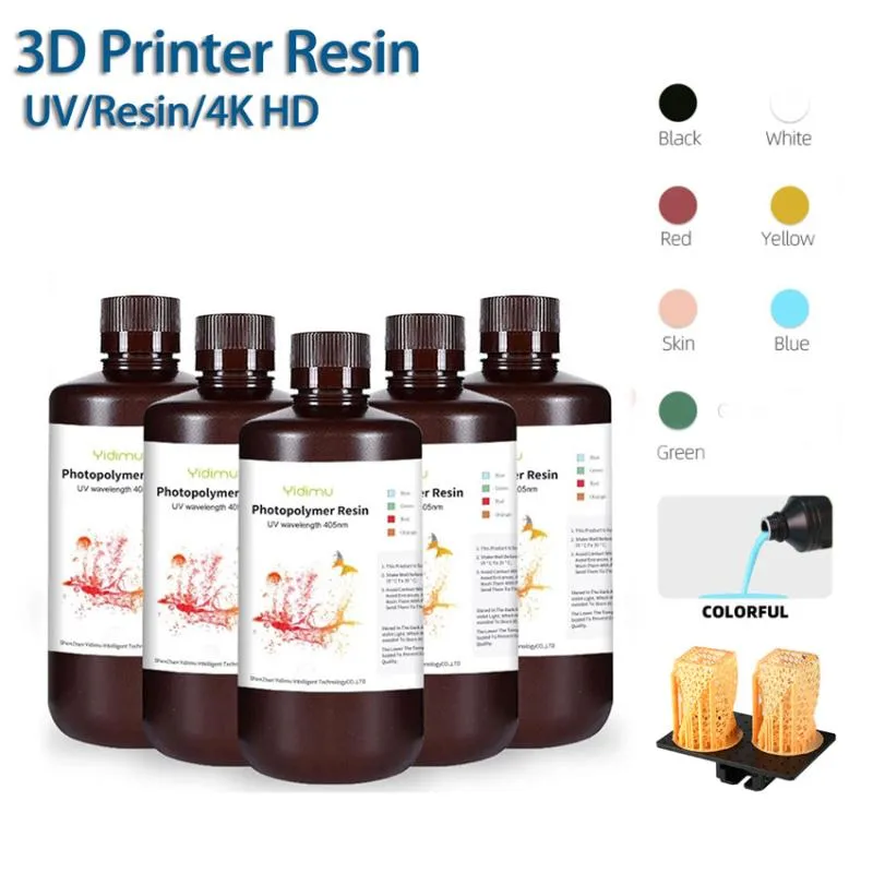 Профессиональные наборы ручного инструмента 8 цвет 405NM УФ-смола жидкая Impresora 3D-резина для принтера