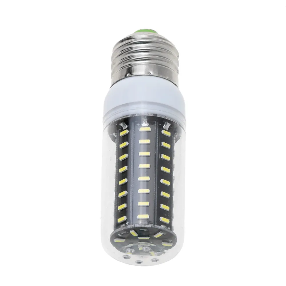 E27 4014 SMD 220-240V الطاقة الحقيقية 5W 72 LED ضوء الذرة ضوء توفير مصباح مصباح المصباح