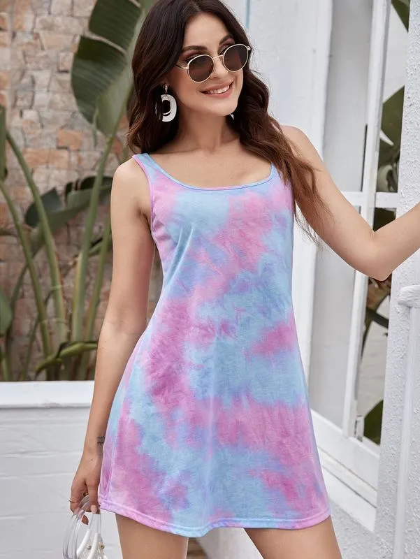 Tie Dye Tank klä henne