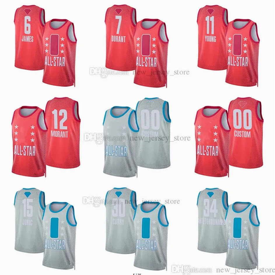 Maglie da basket All-Star 2022 30 Stephen Luka Curry 11 Demar Trae DeRozan Young 12 Ja Doncic Morant Thompson Devin Booker James Harden LaVine LaMelo Ball