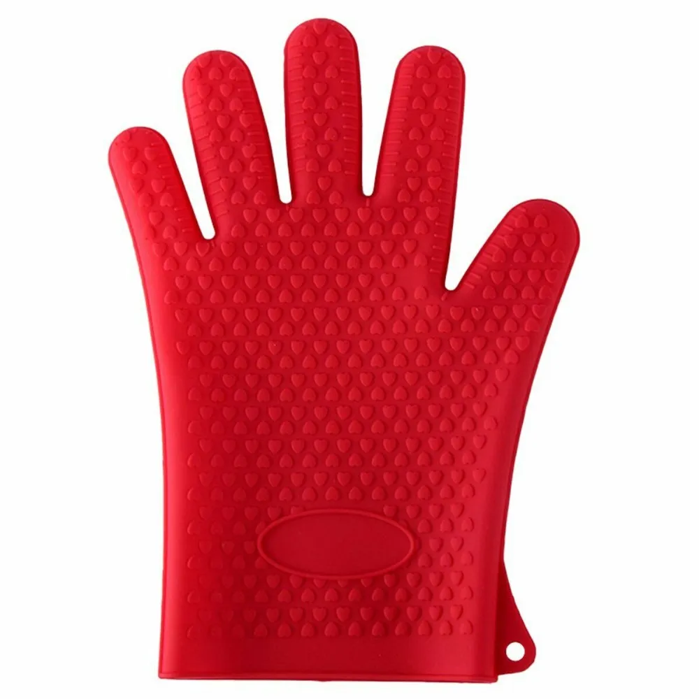 Acheter Gant de cuisine en Silicone, résistant à la chaleur, épais, pour  barbecue, gants de four, Gadgets de cuisine, accessoires de cuisine