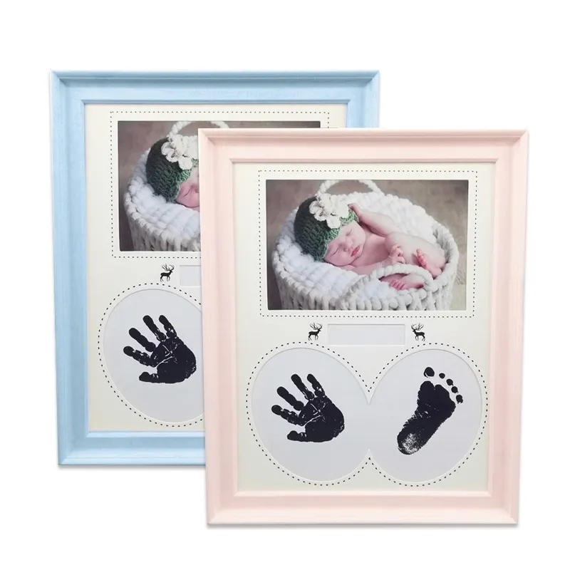 Baby Footprint Imprint Kit With Ink Pad And Memento Ink Couple