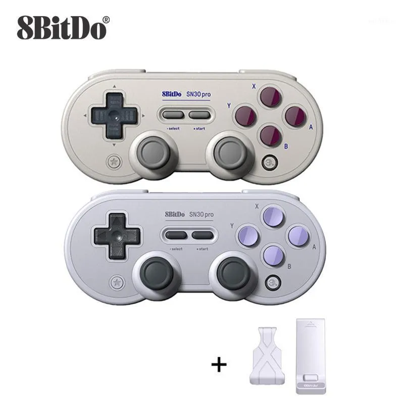 ゲームコントローラーJoysticks 8Bitdo GamePad Controller for Switch Windows Android MacOSジョイスティックワイヤレスBluetooth SN30 Pro Gamepad1