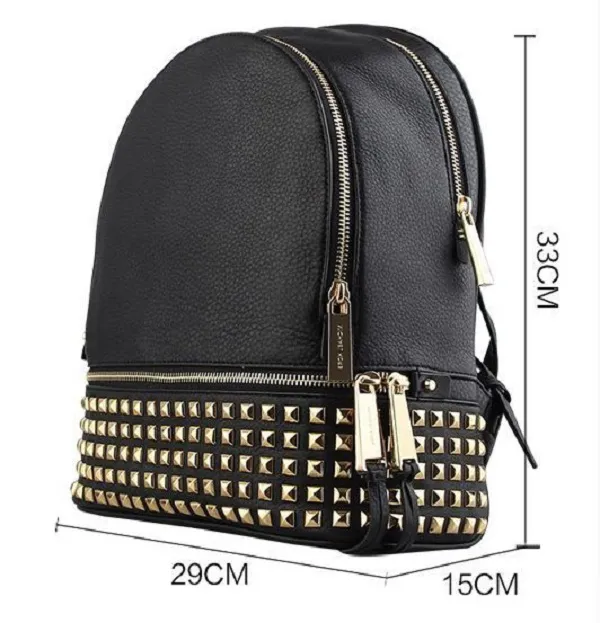 High-quality student schoolbag women bag designer backpack luxury crossbody messenger shoulder handbgas chain good quality pu leat225w