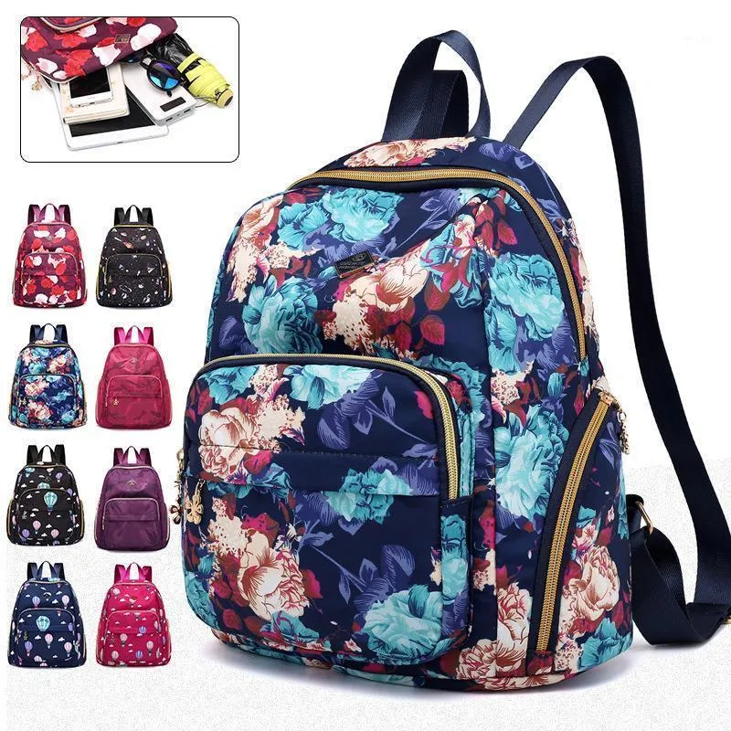 Plecak Printing Women Fashion College School Bagpack Harajuku Podróży Torby na ramię dla nastoletnich Girls Gift