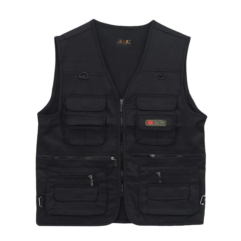 Gilet d'été - Black - Veste sans manches - Maille respirante