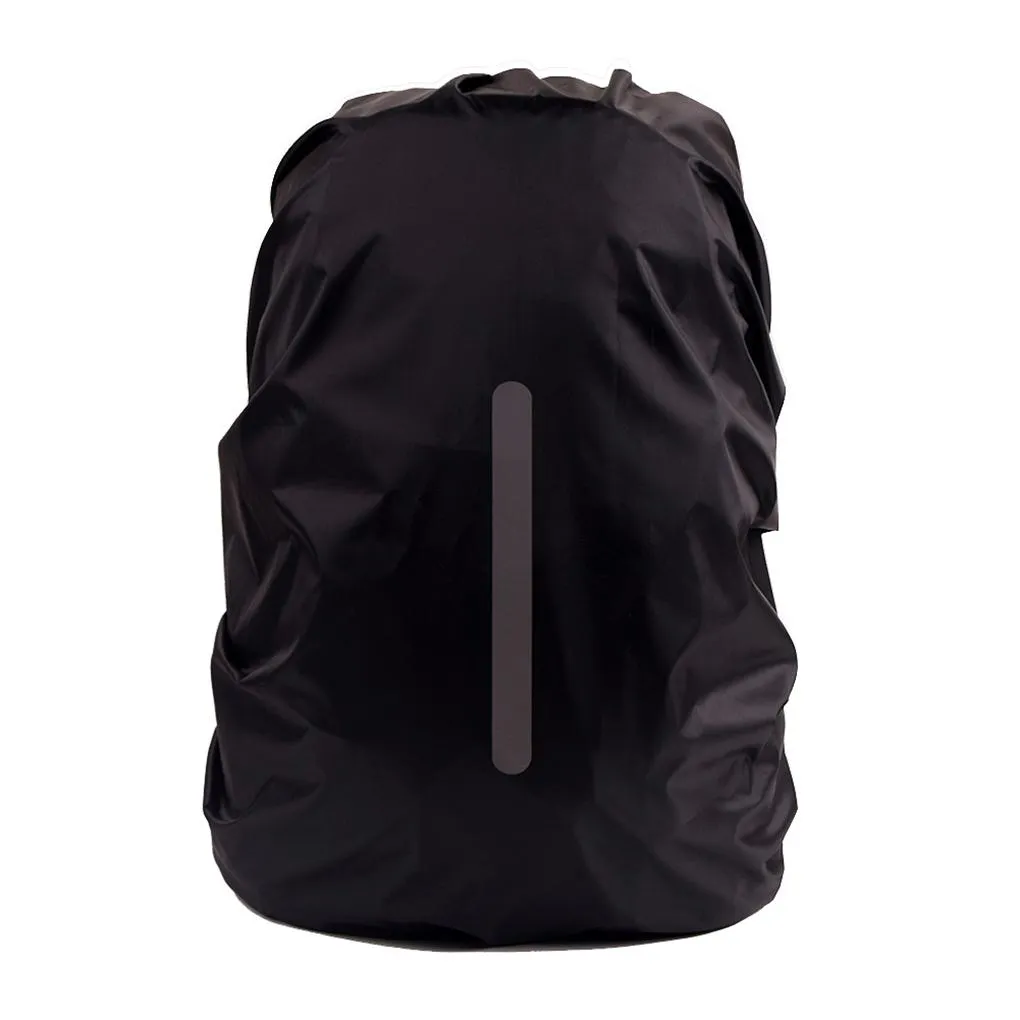 Mochila de seguridad reflectante para exteriores, cubierta impermeable para la lluvia, bolsa de seguridad nocturna, cubierta deportiva para acampar, senderismo, viajes, impermeable, a prueba de polvo