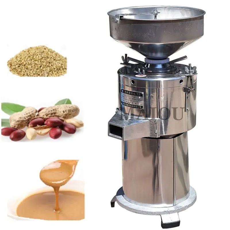 Bästsäljande CE Electric Big Grinder 1500W kolloidkvarn Sesam Pasta Tomat Corn Peanut Butter Machine 110V 220V Gratis frakt