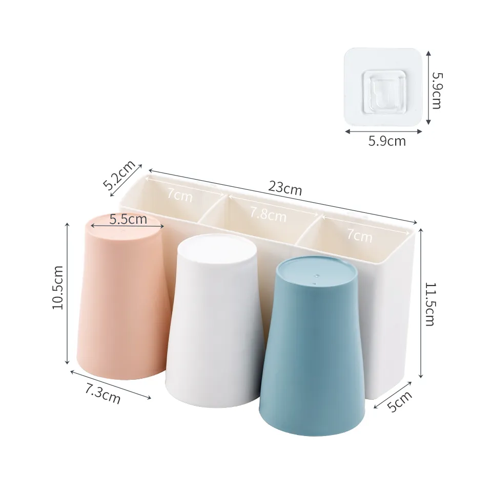 Bathroom Accessories Toothbrush Toothpaste Holder