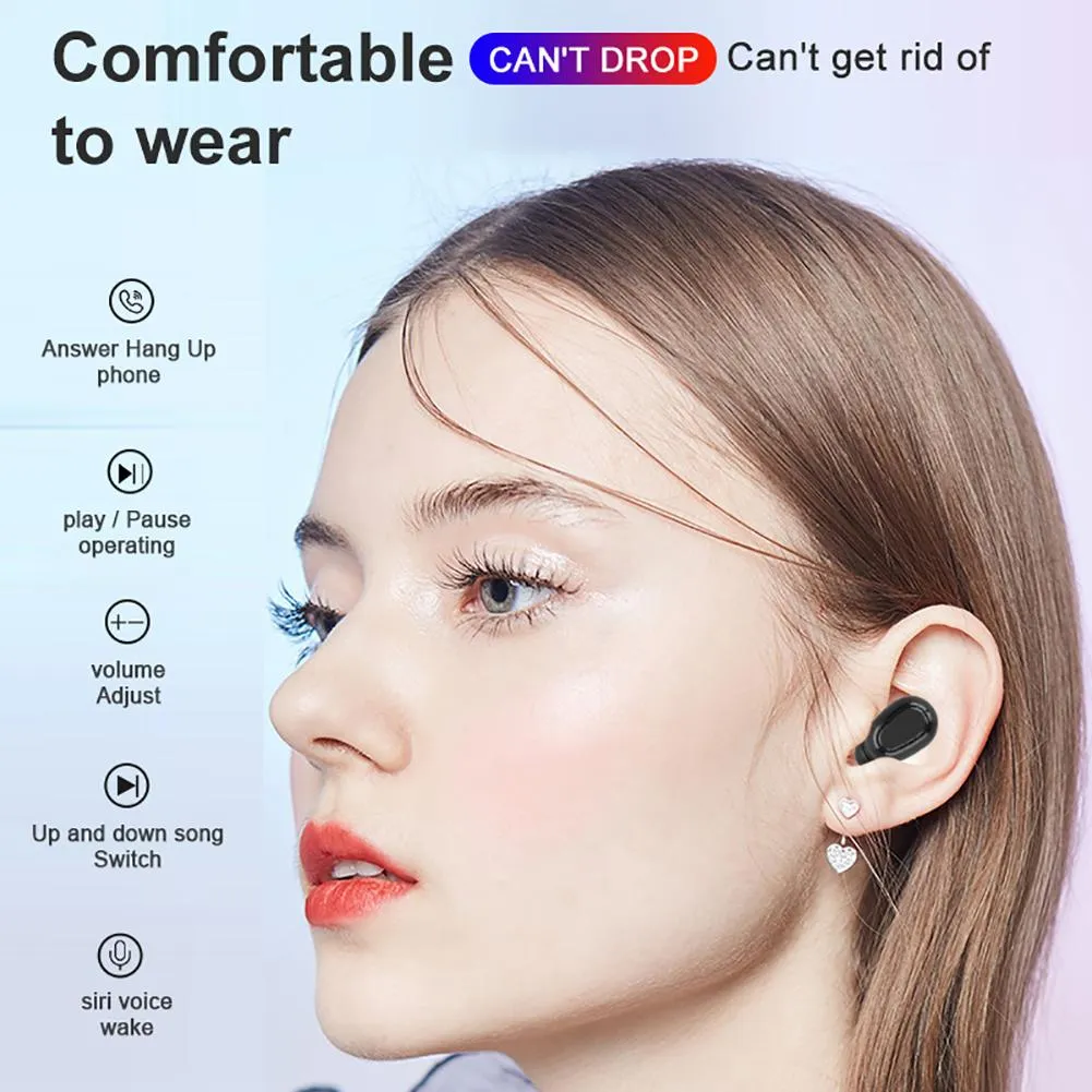 L21 Pro TWS Bluetooth 5.0 Mini Earphones Wireless Waterproof