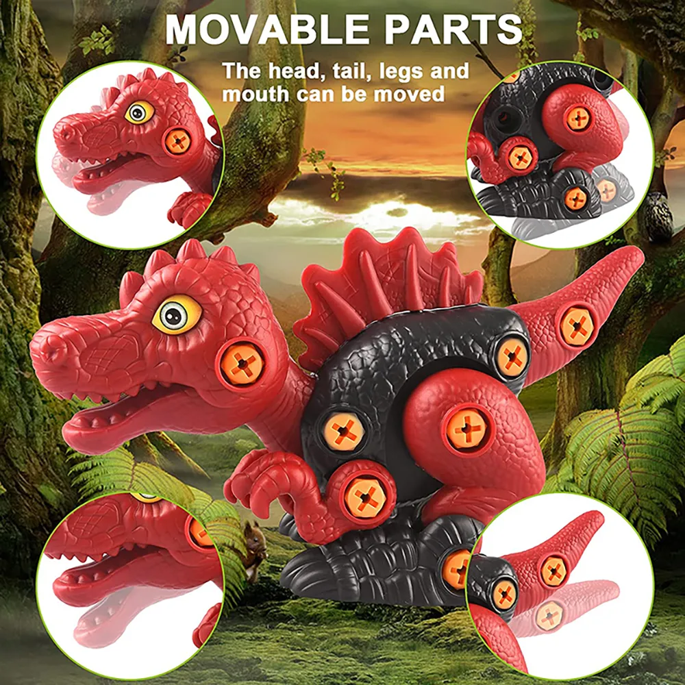 DIY Dinossauro Fidget Brinquedos Parafuso Construção De Construção De  Construção De Construção Definir Jogos Educativos Para Meninos Meninas  Crianças Crianças Adultos De $41,59