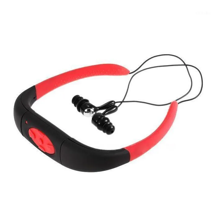 Spor Su Geçirmez 8 GB Yüzme Dalış Sualtı MP3 Çalar FM Radyo Kulaklık1