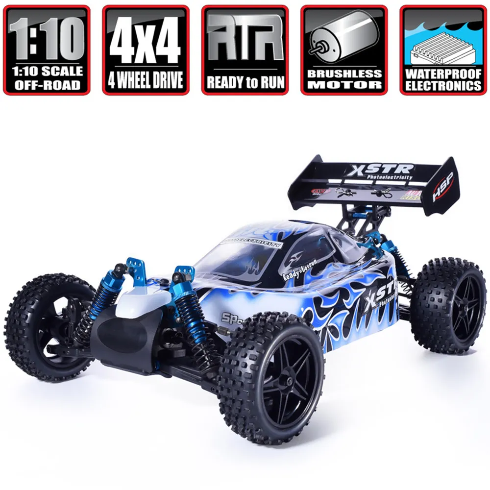 Coche RC Buggy XSTR Pro 1/10 Brushless Motor 2,4Ghz Batería Lipo