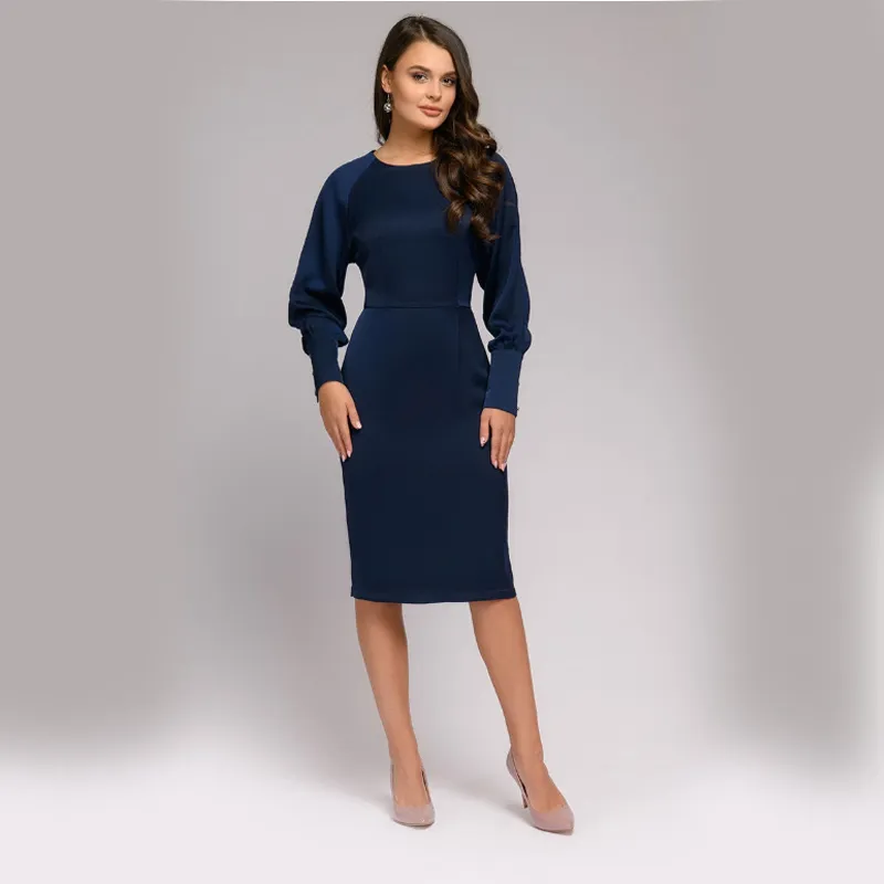 jersey fabric dress for women Karen Kane Sleeveless Zip Up Travel Dress, M, Navy