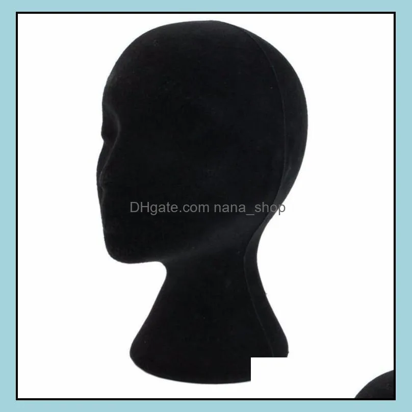 عرض تعبئة المجوهرات معارض 28 سم ارتفاع رغوة الإناث Manikin Model MOD WIGS HAIR CORSES HAT STAND أسود إسقاط تسليم 2021 كيلو فولت