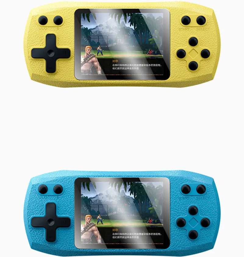 Retro-Handheld-Konsole Mit 500 FC-Spielen – 3-Zoll-LCD, TV-Ausgang, Zwei-Spieler-Modus, 1020-mAh-Akku, Rot, Für Kinder & Erwachsene