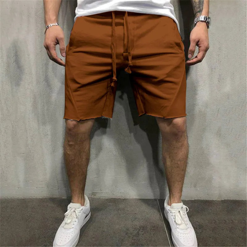 2022 Pantaloncini da corsa solidi da uomo dritti dal design più recente Pantaloni corti sportivi da jogging casual da uomo estate hip-hop