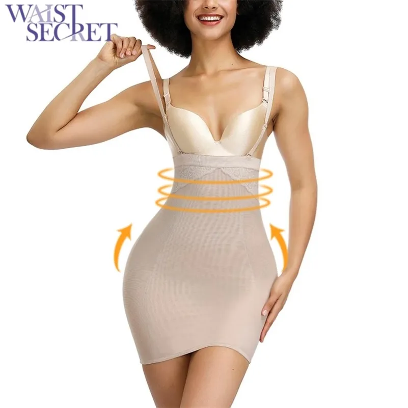 WAIST SECRET Women Shapewear Dresses Slip Seamless Body Shaper Tummy  Control High Waisted Butt Lifter Under Dresses Bodysuit LJ201211 From  Cong00, $15.35