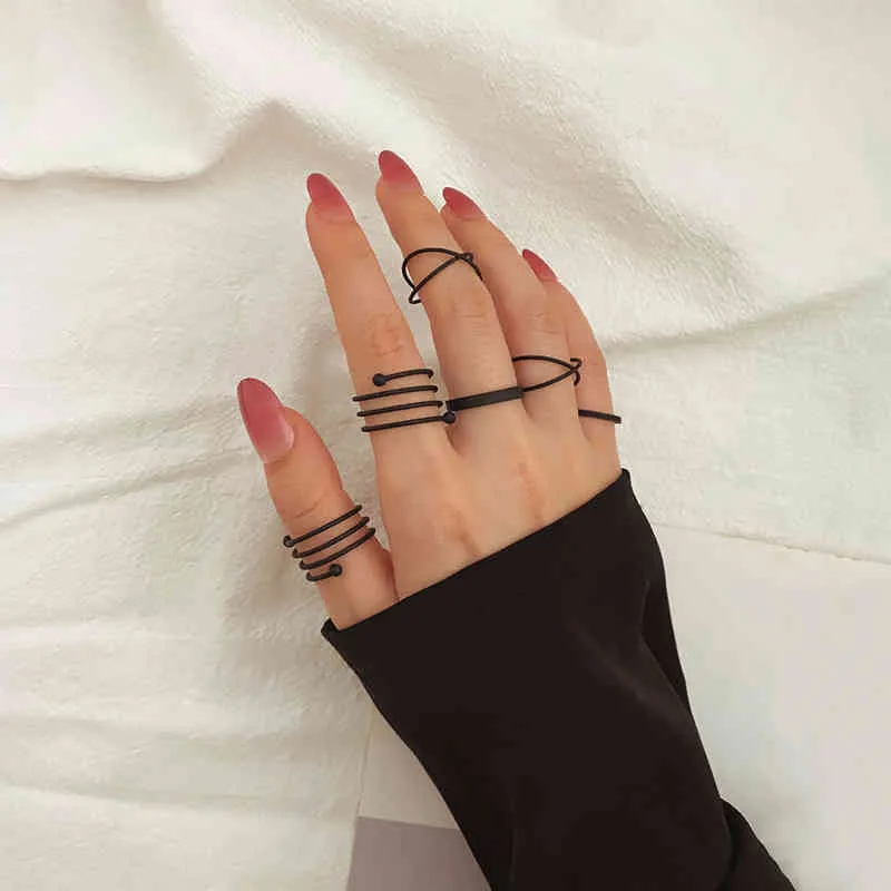Vintage Gothic Metal Rings Set For Women Girls Geometric Retro Multi  Knuckle Joint Finger Ring Personality Snake Trendy Jewelry - Snngv | Fruugo  NO